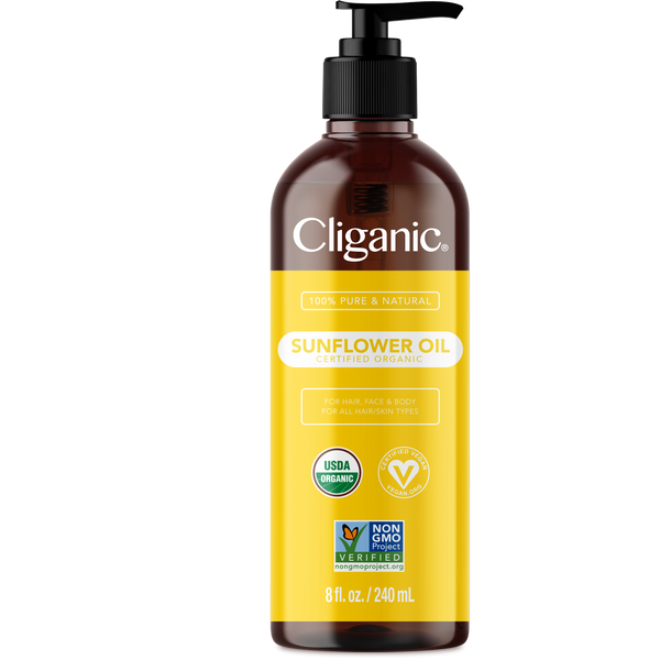 Cliganic Organic Rosehip Seed Oil for Face, 100% Pure, Natural Cold  Pressed Unrefined Non-GMO, Carrier Oil for Skin, Hair & Nails