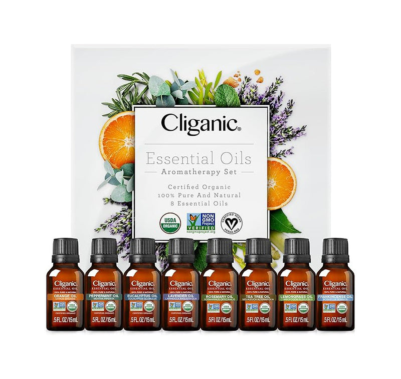 Organic Aromatherapy Set (Top 8)