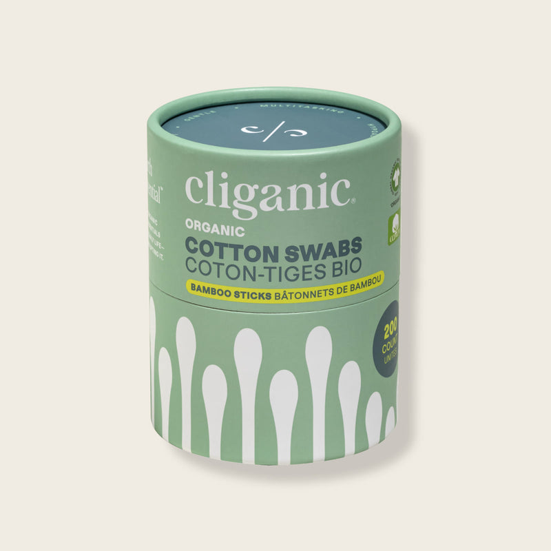 200 organic cotton swabs