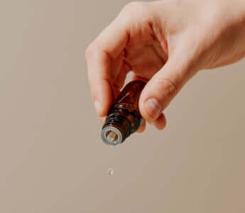 image of essential oil being poured