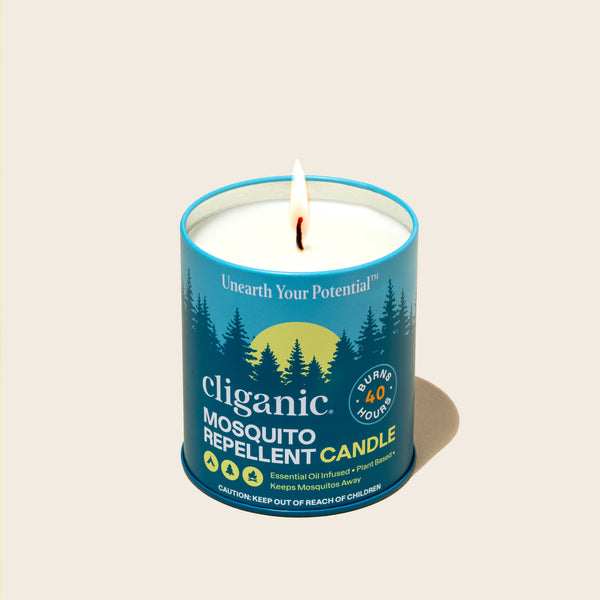 Mosquito repellent candle