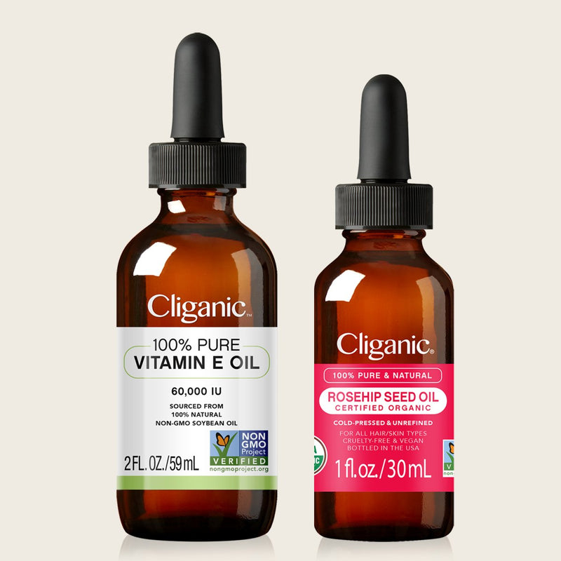 Age - Defying Essentials Duo - Cliganic Skin & Hair Oils