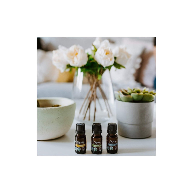 Bundle & Save! Top 12 Essential Oils Set with Diffuser - Cliganic Essential Oil Sets