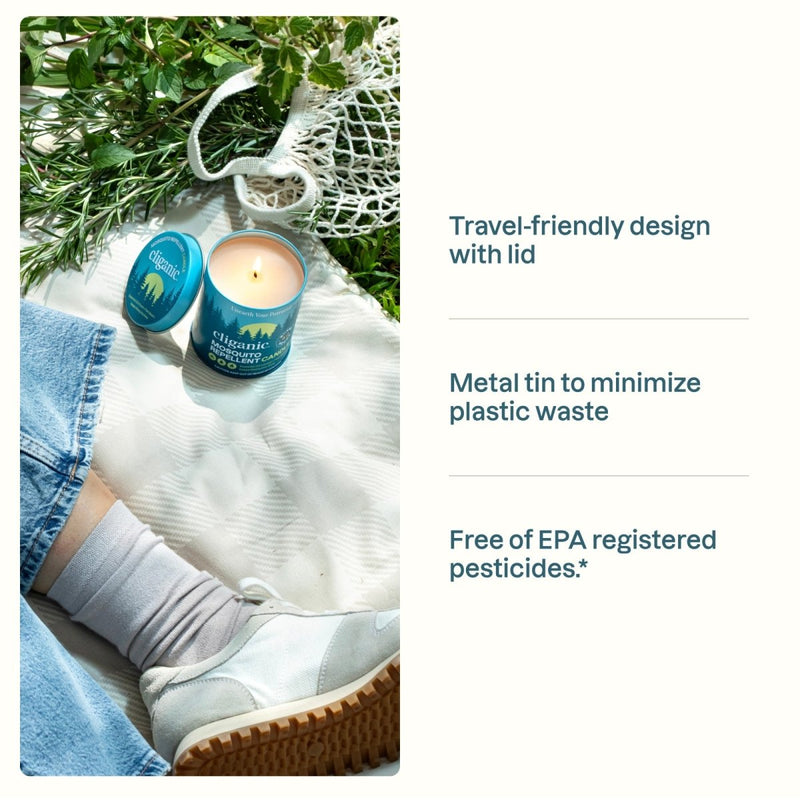 Mosquito Repellent Candle - Cliganic Mosquito Repellents