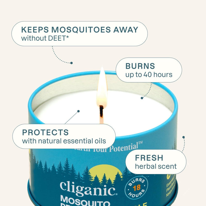 Mosquito Repellent Candles - Cliganic Mosquito Repellents