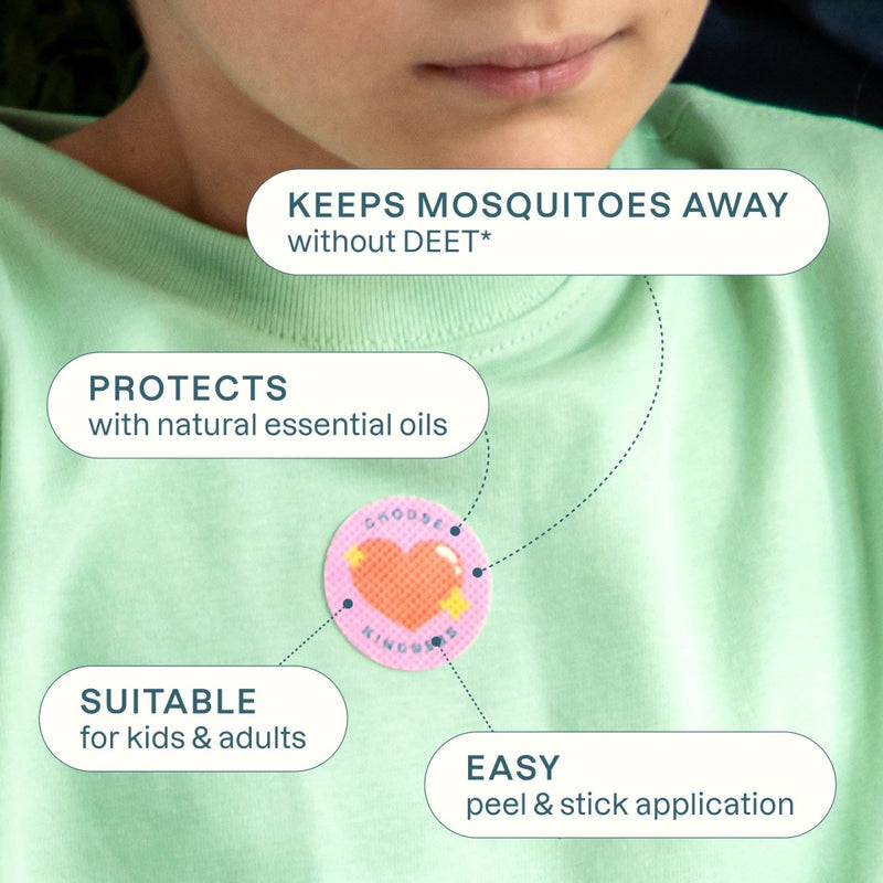 Mosquito Repellent Patches - Positive Vibes - Cliganic Mosquito Repellents