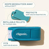 Mosquito Repellent Refillable Wristbands - Cliganic Mosquito Repellents