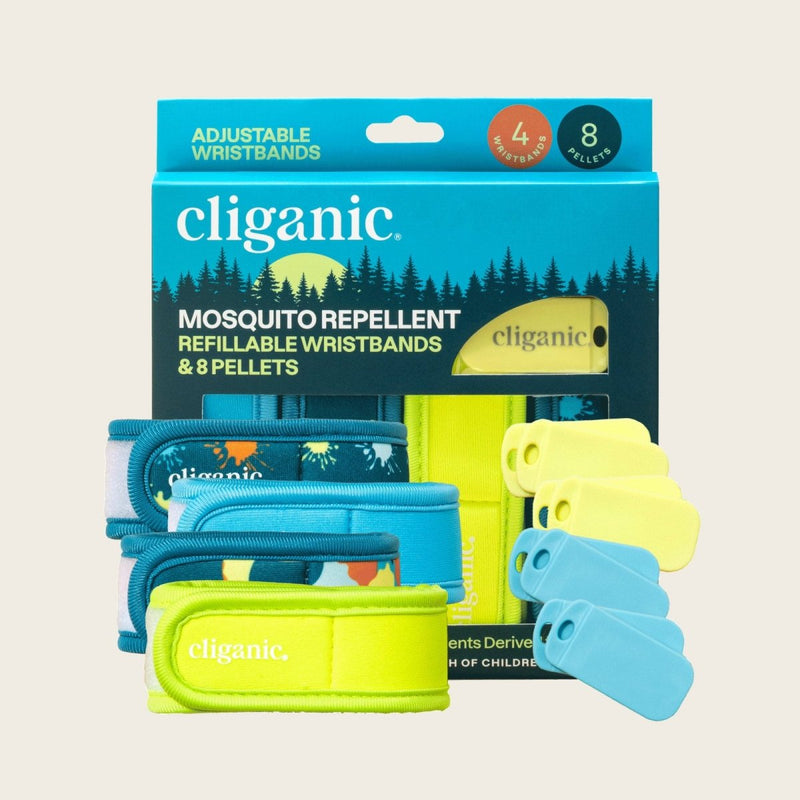 Mosquito Repellent Refillable Wristbands - Cliganic Mosquito Repellents