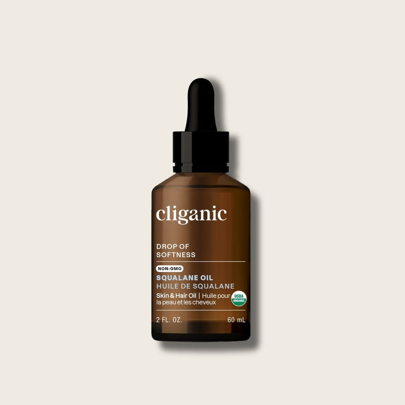 Non - GMO Squalane Oil - Cliganic Skin & Hair Oils