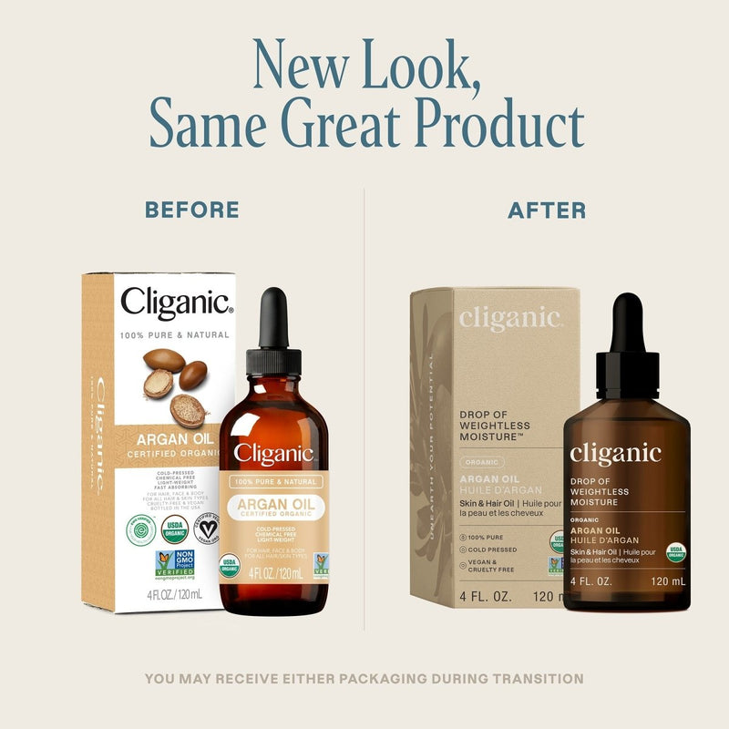 Organic Argan Oil - Cliganic Skin & Hair Oils