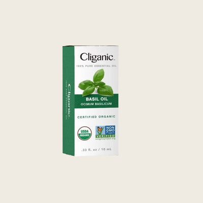 Organic Basil Essential Oil - Cliganic Essential Oil Singles