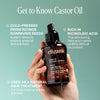 Organic Castor Oil - Cliganic Skin & Hair Oils