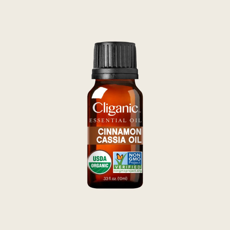 Organic Cinnamon Cassia Essential Oil - Cliganic Essential Oil Singles