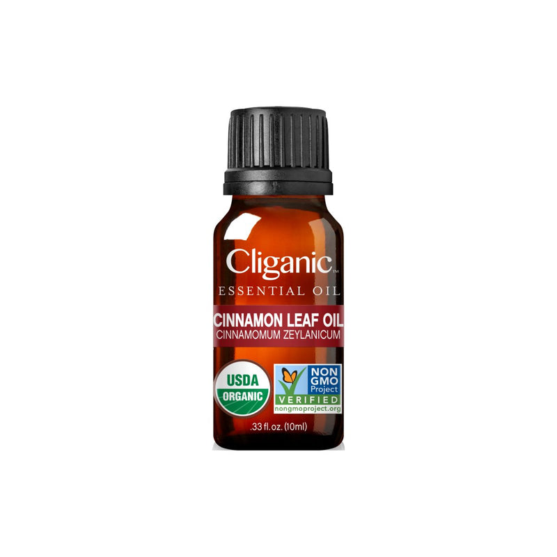 Organic Cinnamon Leaf Essential Oil - Cliganic Essential Oil Singles