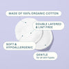 Organic Cotton Rounds - Cliganic Cotton Products