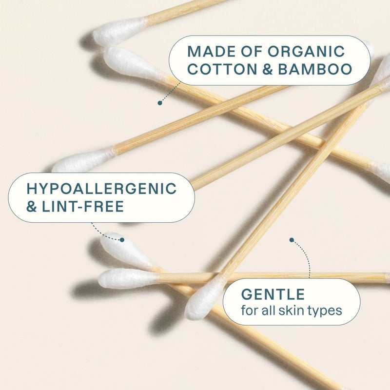 Organic Cotton Swabs - Cliganic Cotton Products