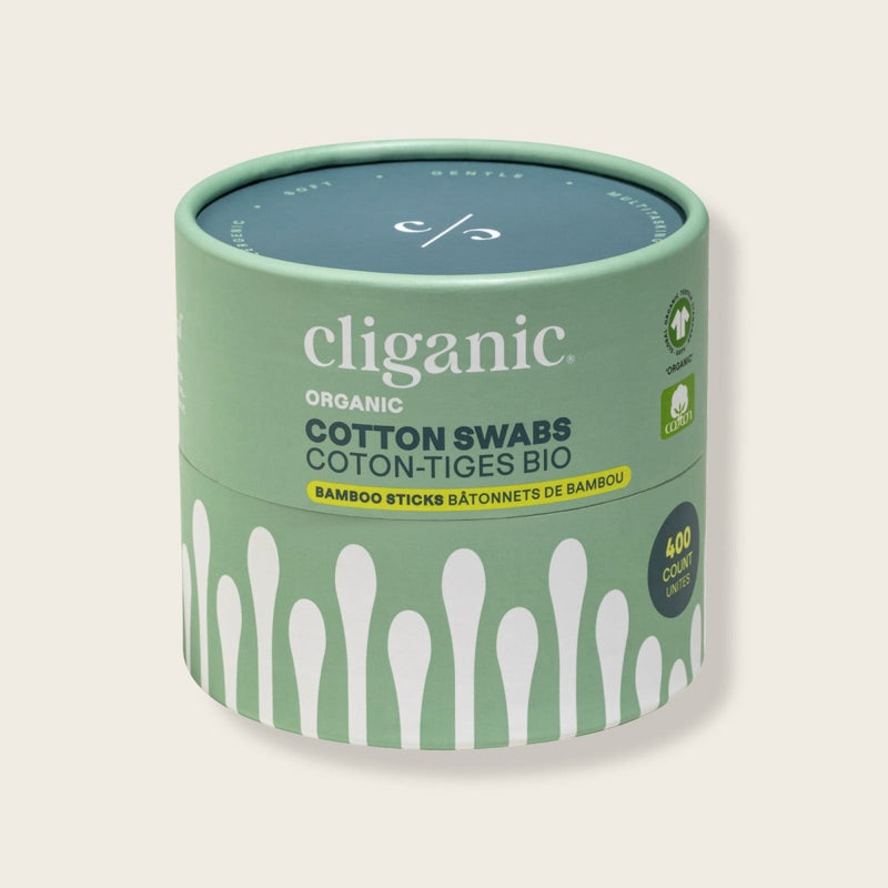 Organic Cotton Swabs - Cliganic Cotton Products