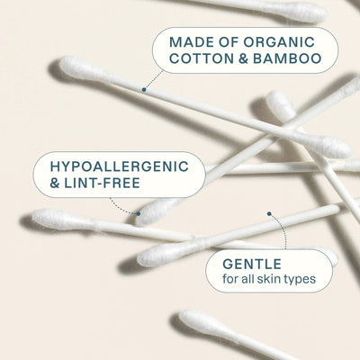 Organic Cotton Swabs - Cliganic Cotton Products