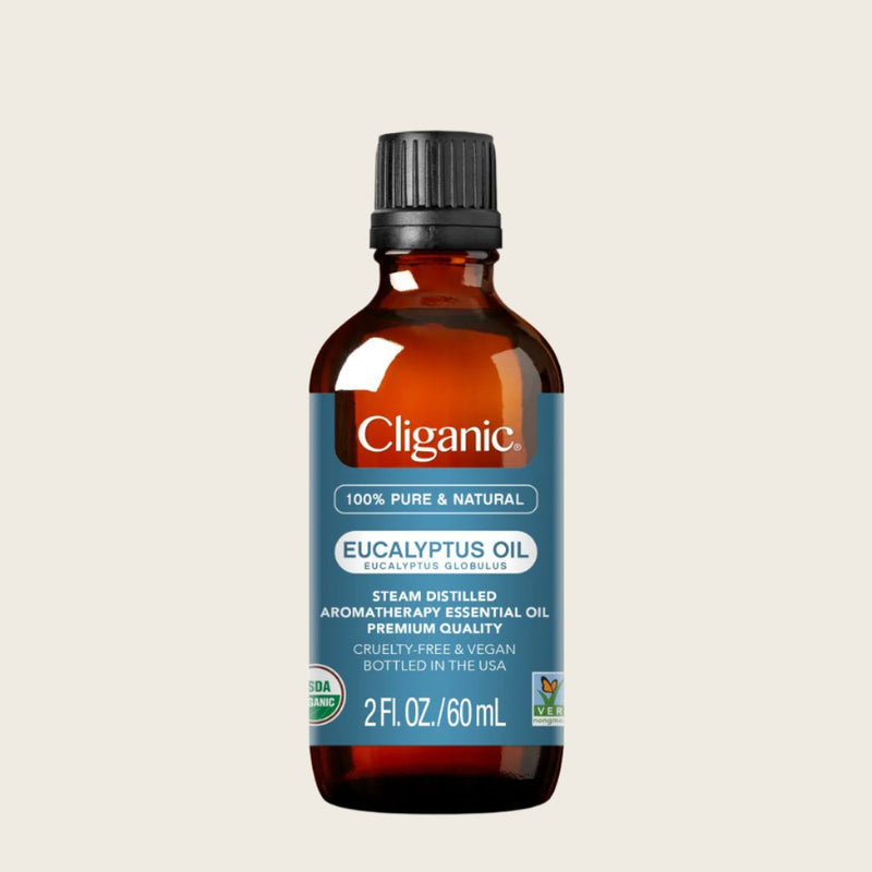 Organic Eucalyptus Essential Oil - Cliganic Essential Oil Singles