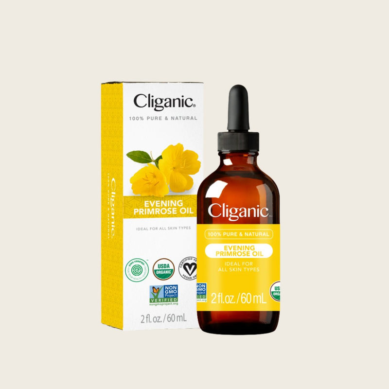 Organic Evening Primrose Oil - Cliganic Skin & Hair Oils