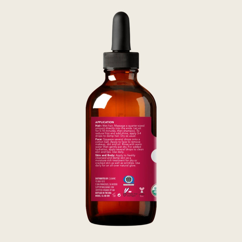 Organic Jojoba Oil - Cliganic Skin & Hair Oils