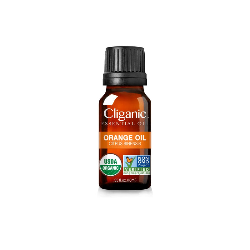 Organic Orange Essential Oil - Cliganic Essential Oil Singles