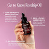 Organic Rosehip Oil - Cliganic Skin & Hair Oils