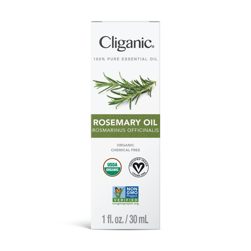 Organic Rosemary Essential Oil - Cliganic Essential Oil Singles