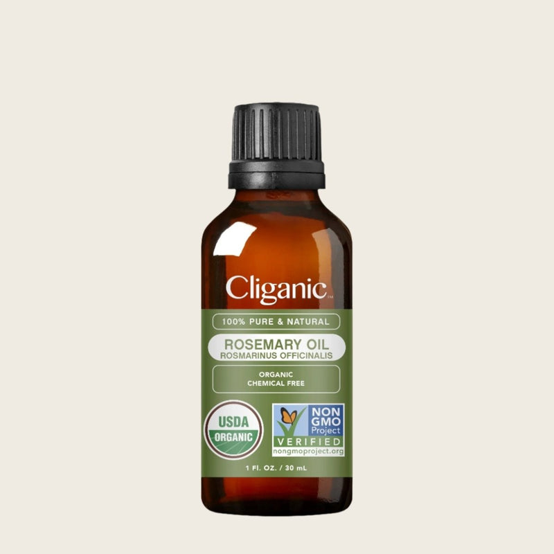 Organic Rosemary Essential Oil - Cliganic Essential Oil Singles