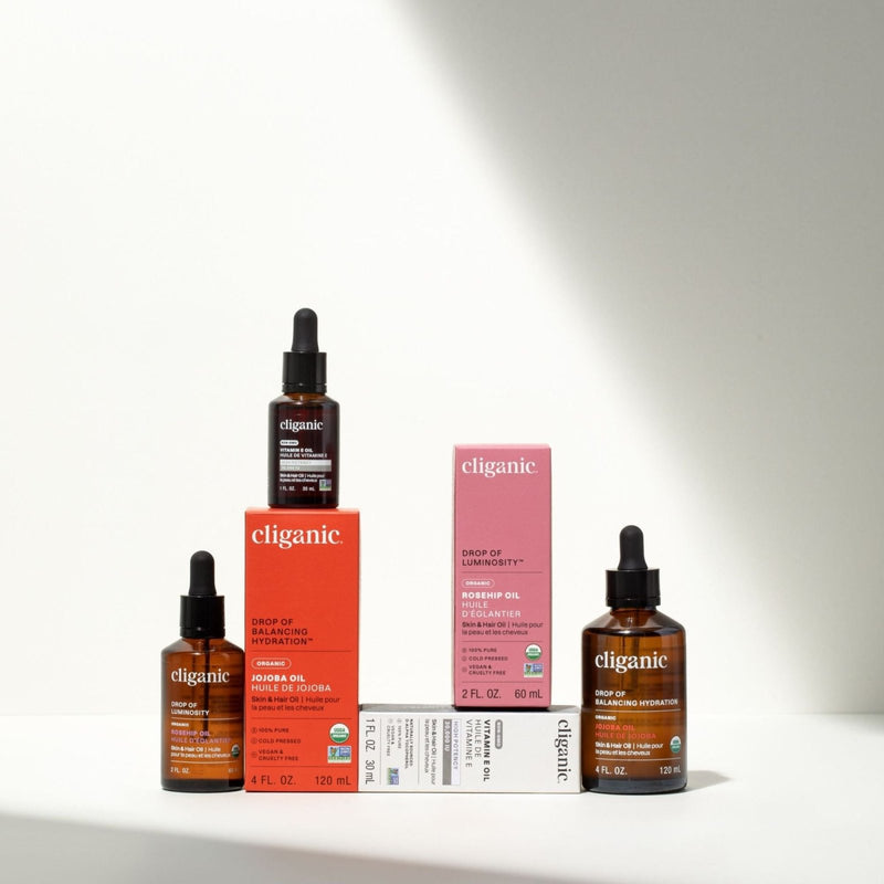 Timeless Beauty Bundle - Cliganic Skin & Hair Oils