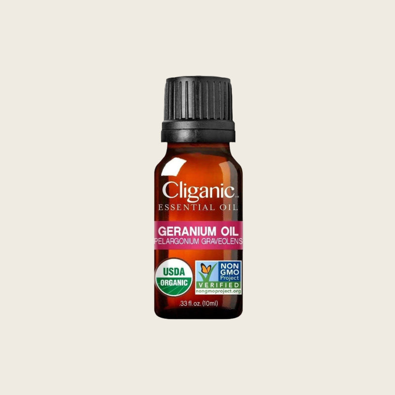 Cliganic 100% Pure Organic Geranium Oil