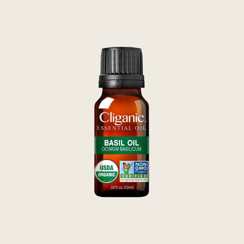 Cliganic 100% Pure Organic Basil Oil